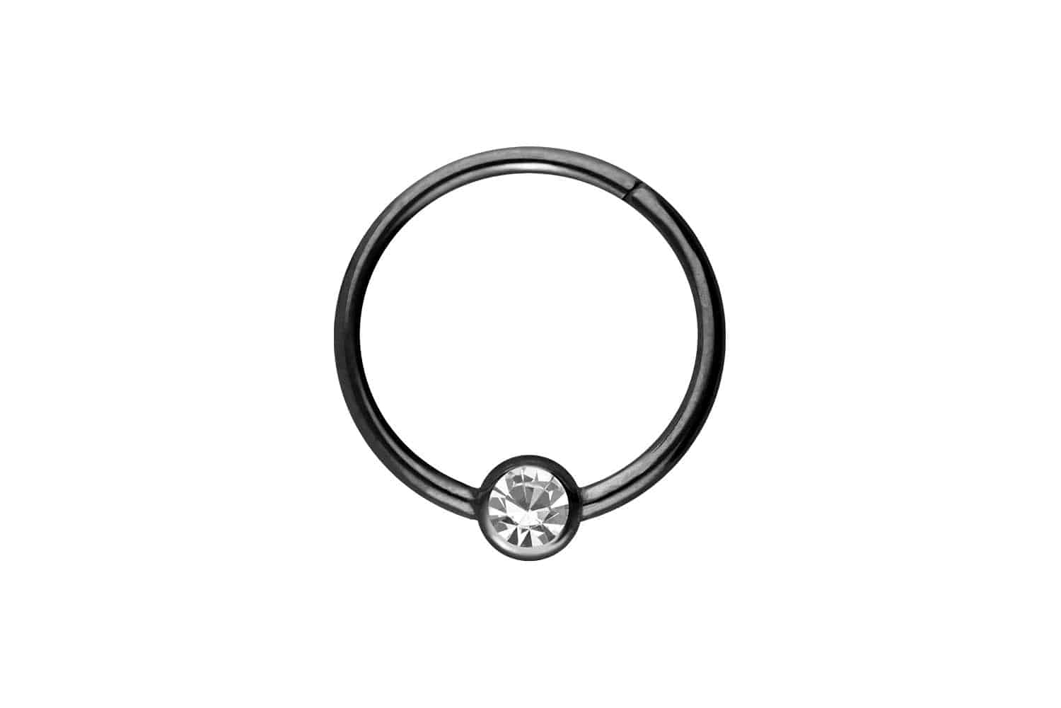 Titan Segmentring Clicker Piercing KRISTALL ++SALE++